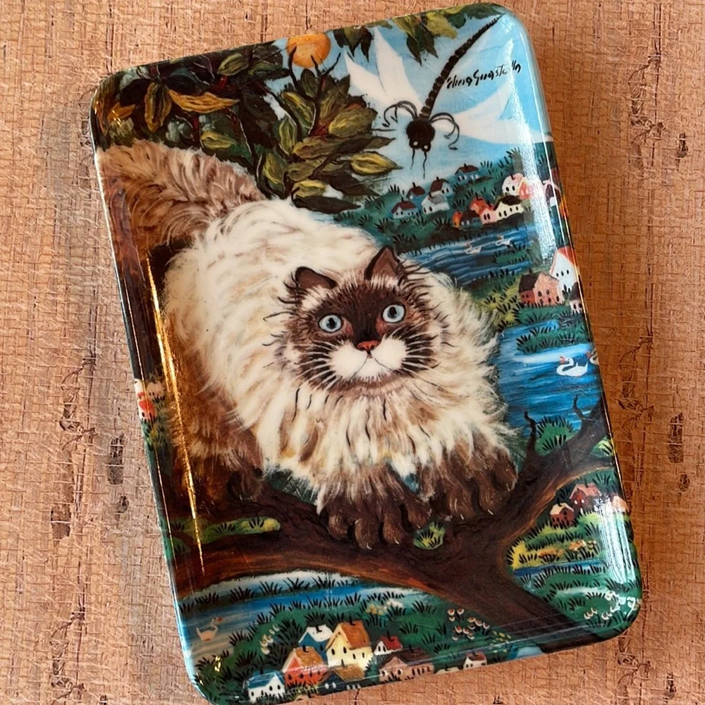 Decorative Crafts Inc Cat Trinket Tray